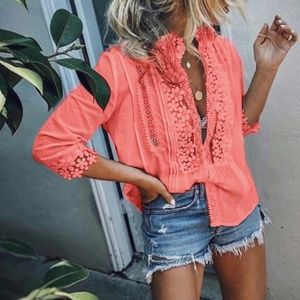 Campania Lace Blouse 4 COLORS